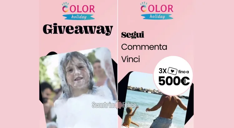 Giveaway Scalapay Color Holiday