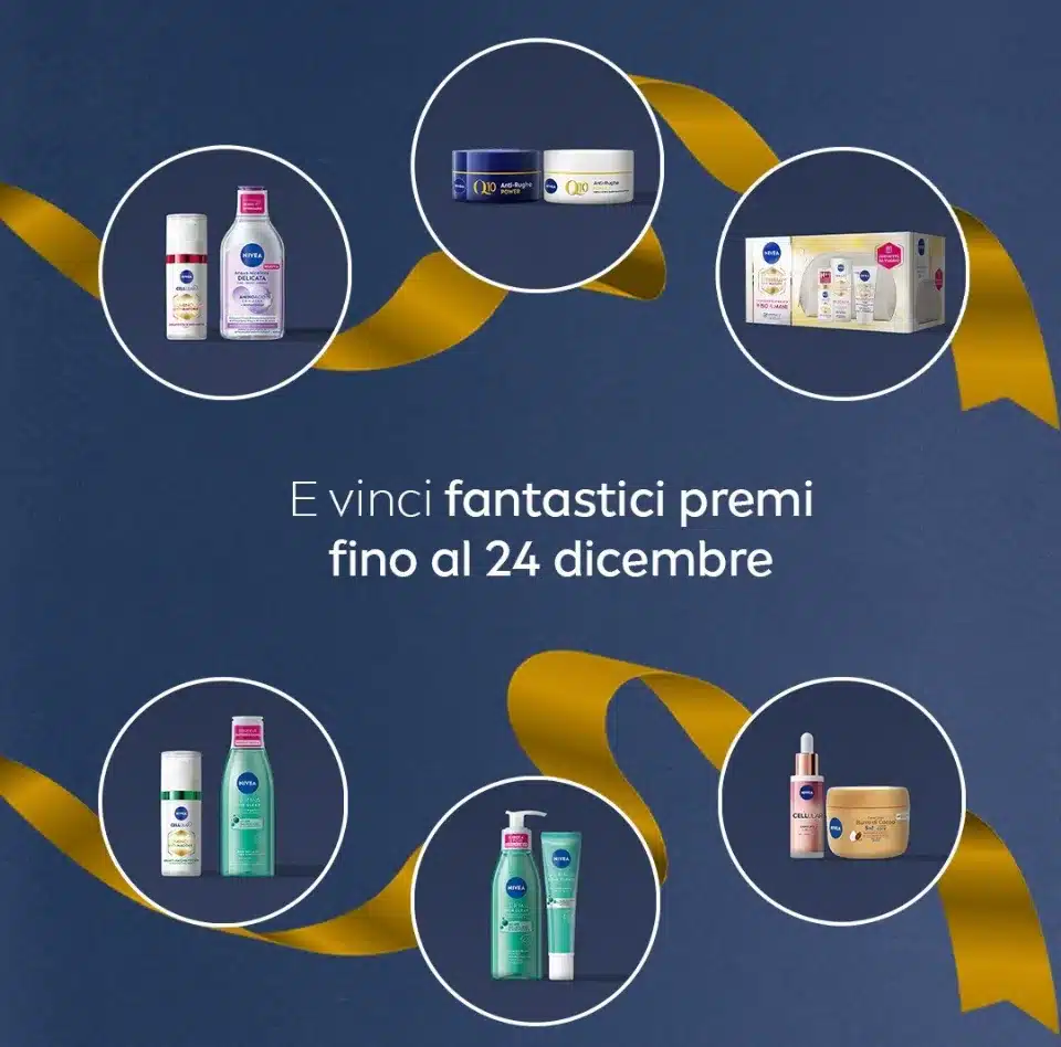 Calendario dell'Avvento Nivea: vinci kit di prodotti gratis 2