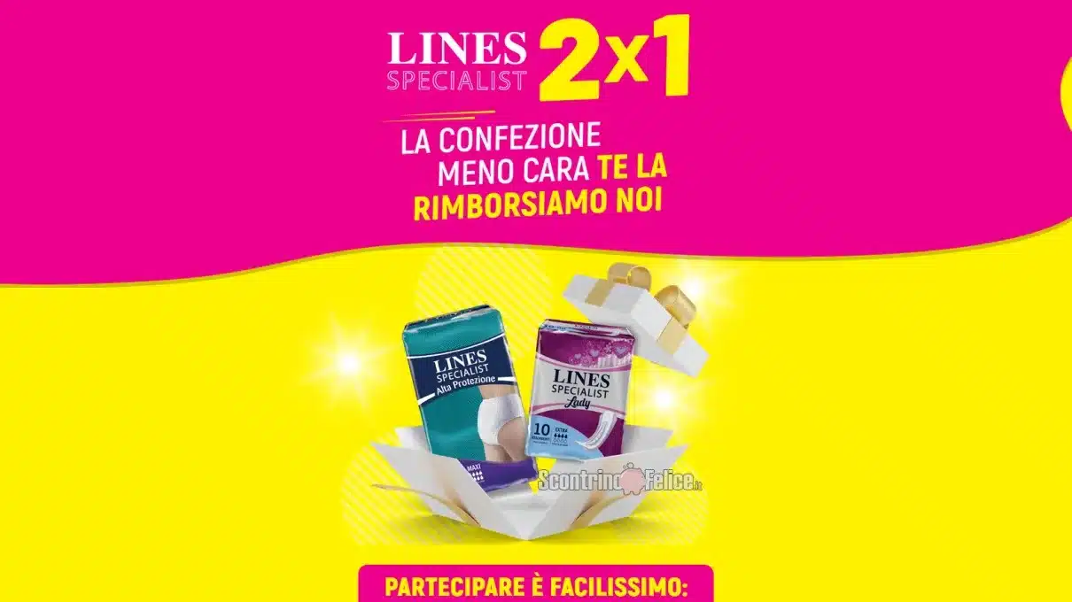 Cashback Lines Specialist "Due per uno"