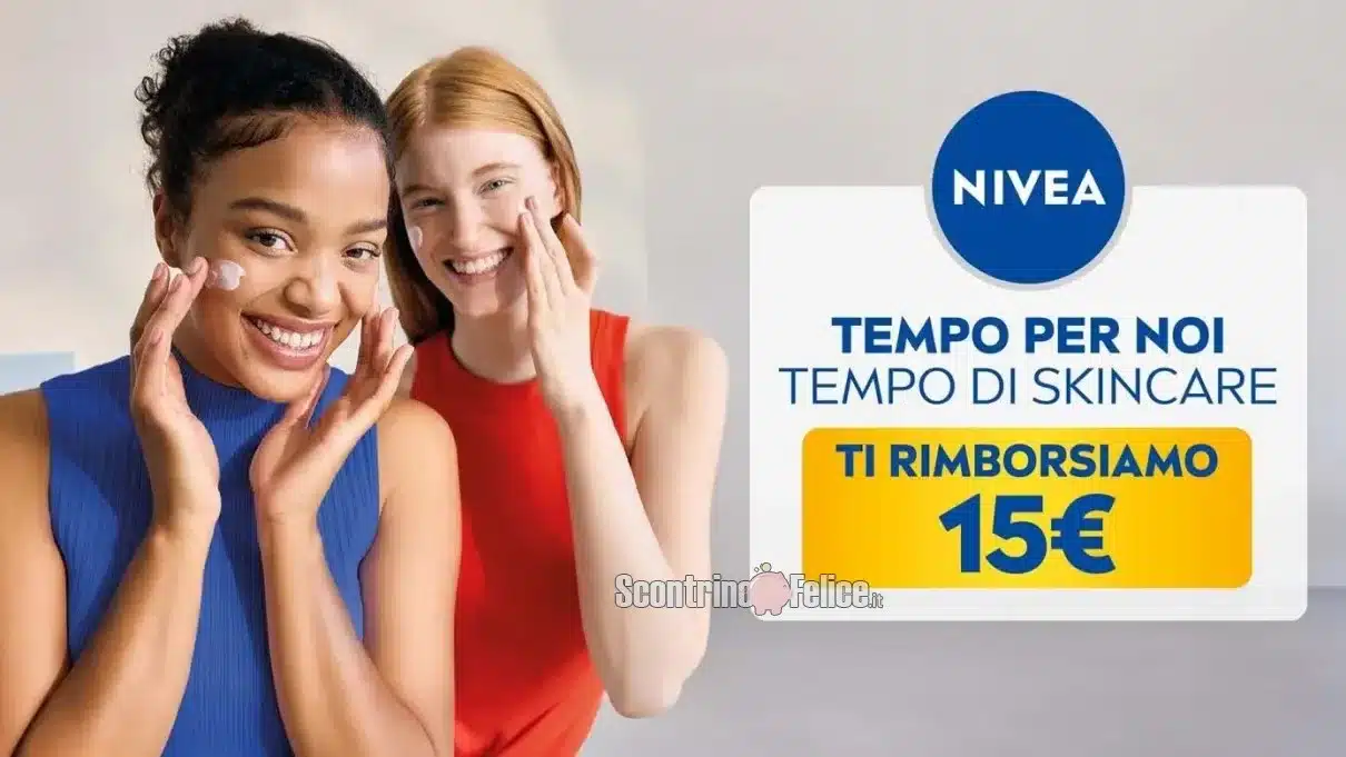 Cashback Nivea "Tempo per noi, tempo di Skincare"