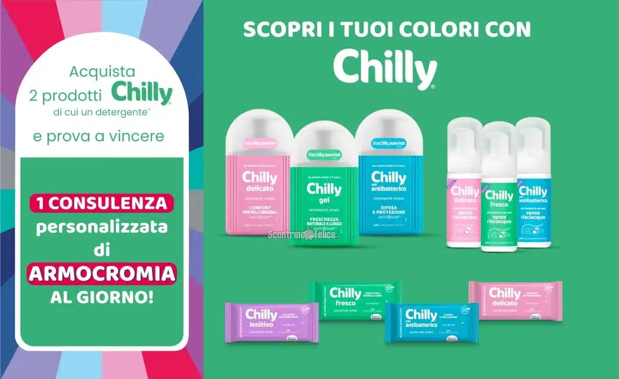 Concorso Chilly: in palio Consulenza di Armocromia