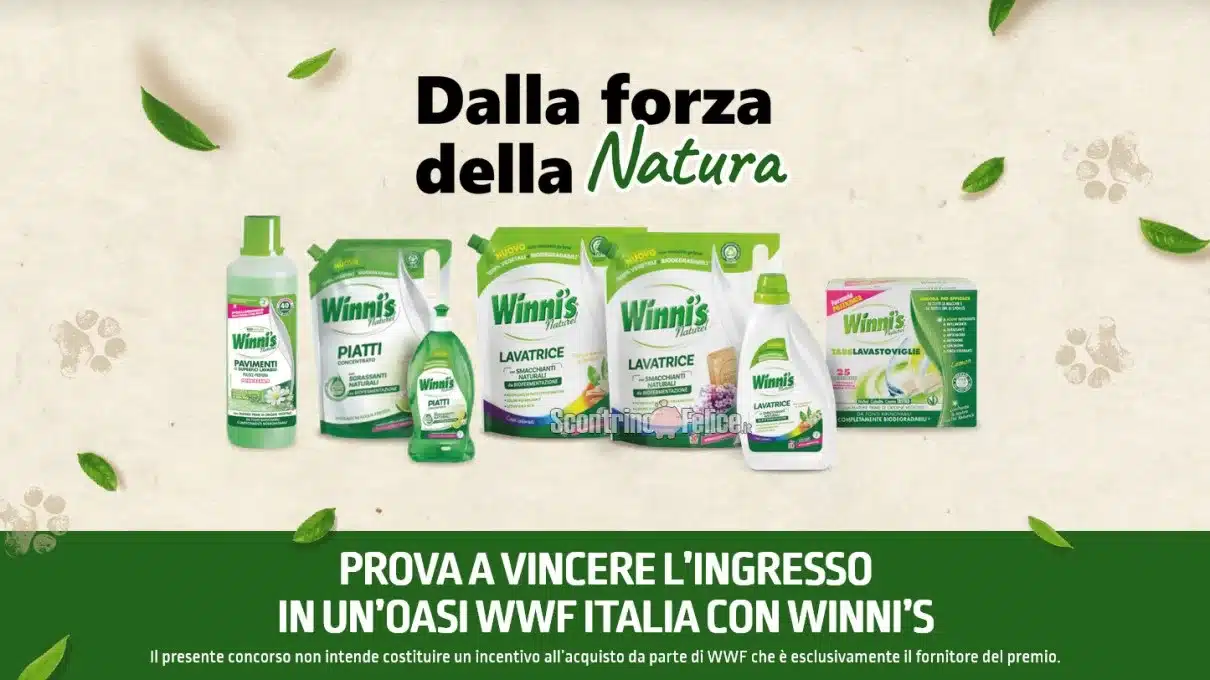 Concorso Winni's: vinci ingressi alle Oasi WWF