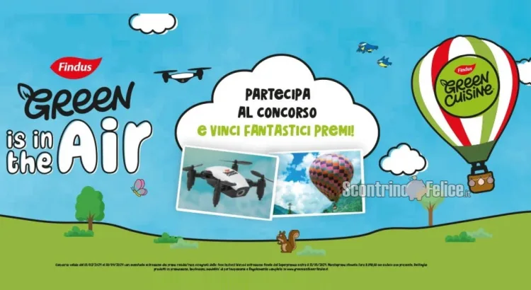 Concorso Findus Green Cuisin: vinci drone e giro in mongolfiera