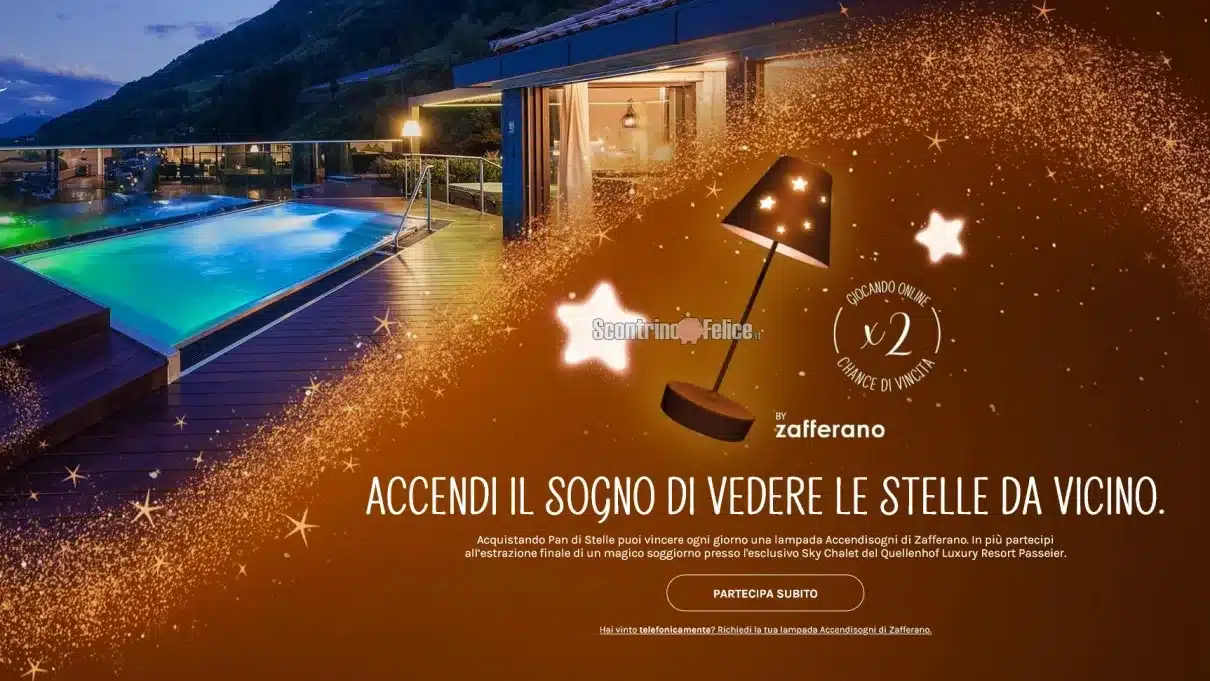 Concorso Pan Di Stelle: vinci lampada Accendi Sogni e soggiorno in resort