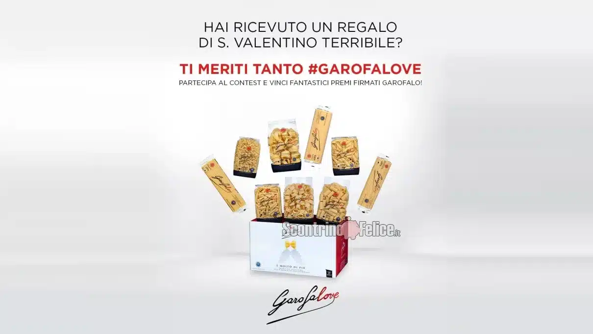 Concorso gratuito Garofalo: vinci box di pasta