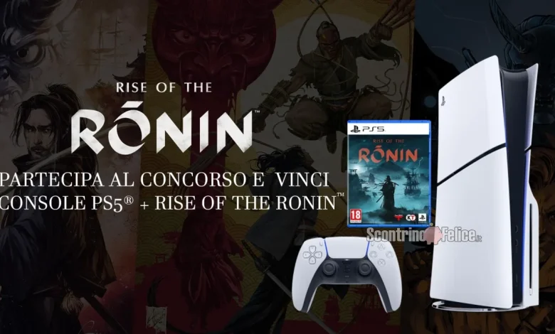 Vota il poster di Rise of the Ronin e vinci Playstation 5 gratis