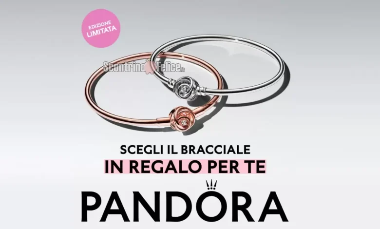 Bracciale Pandora in regalo "Cerchio Eterno" in edizione limitata