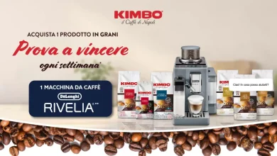 Concorso Kimbo: vinci 1 Macchina per caffè in chicchi De'Longhi a settimana