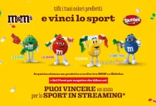 Concorso M&M’s e Skittles: vinci 1 anno di sport in streaming
