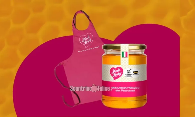 Concorso gratuito Pink Lady: vinci miele e grembiule