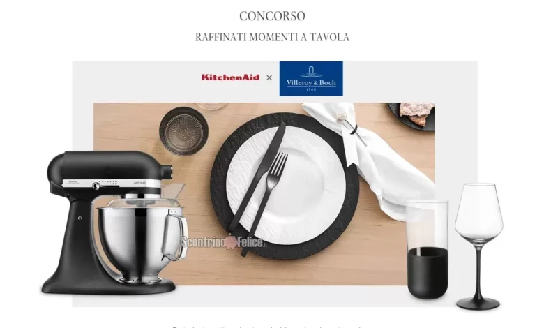 Concorso gratuito Villeroy & Boch: vinci planetaria Artisan di KitchenAid