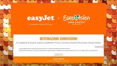 Concorso gratuito easyJet: vola all'Eurovision Song Contest 2024