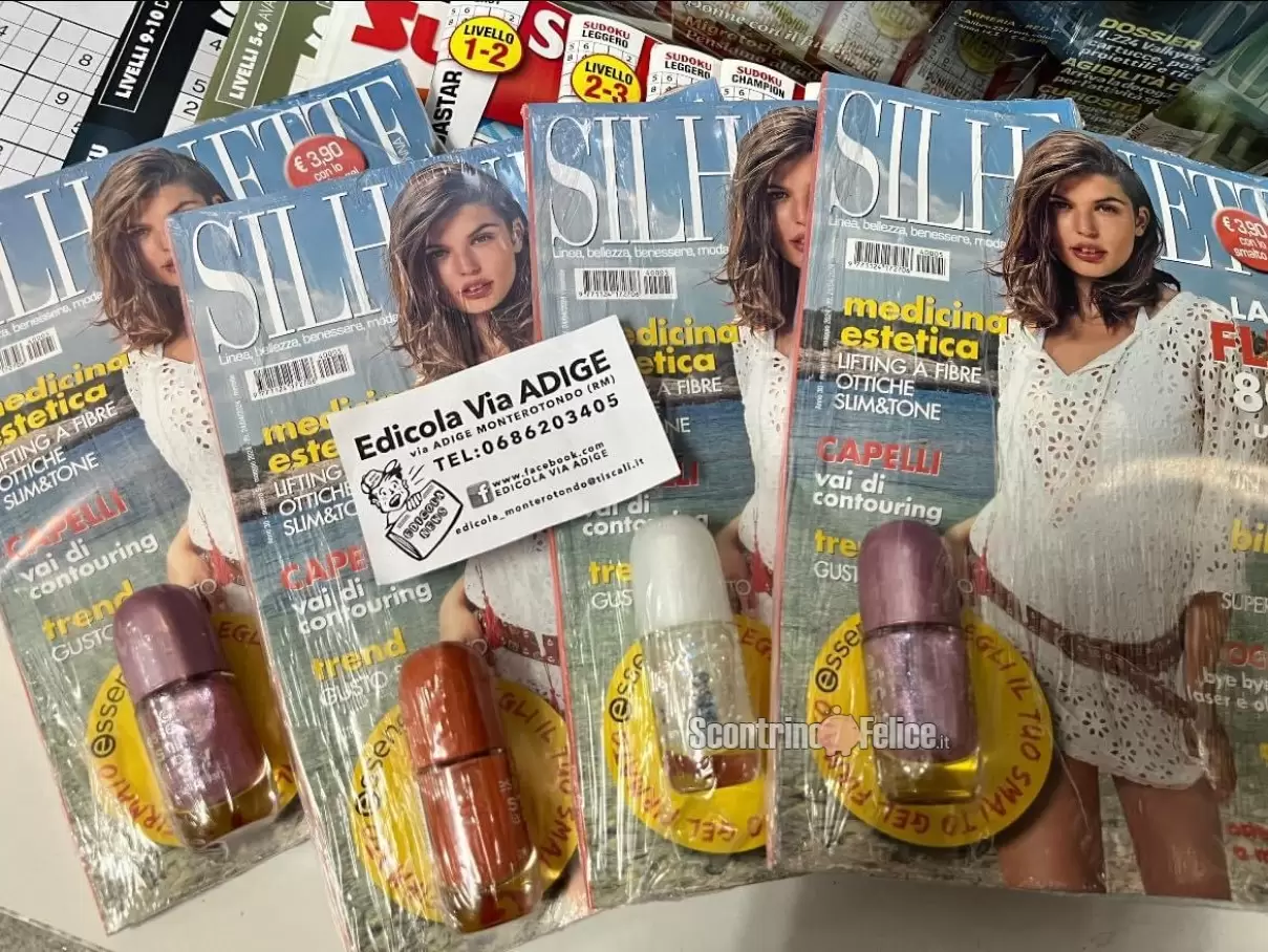 In Edicola Silhouette Donna con smalto Essence